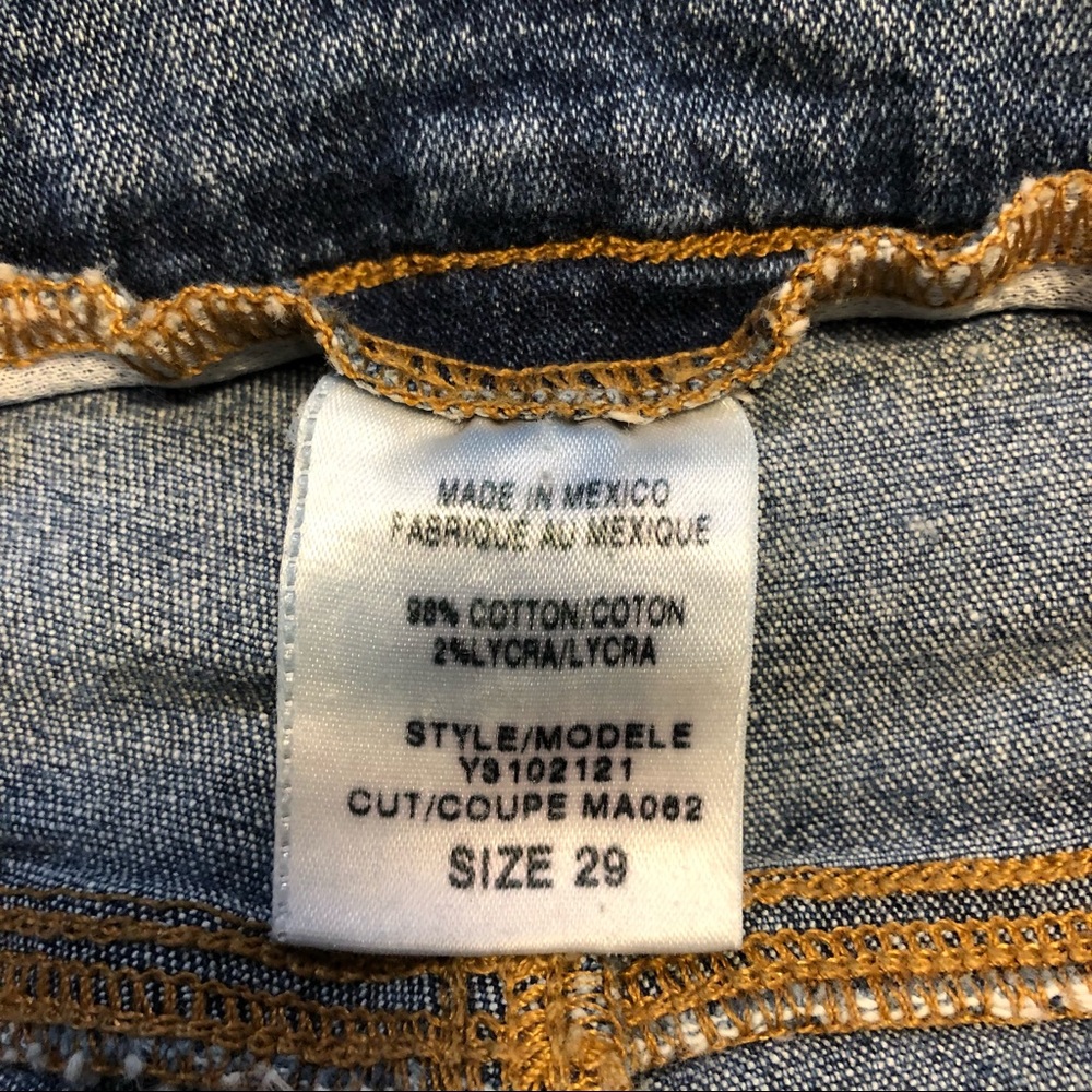 Vintage Guess Button Boot Cut Patch Front Pocket … - image 8